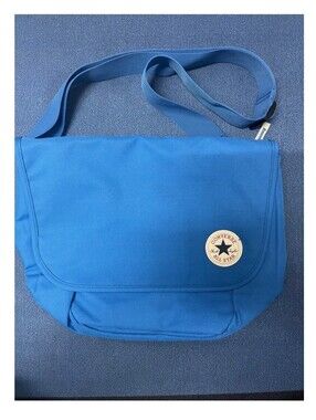 Converse Men’s Royal Blue Sling Messenger Bag with All Star Patch